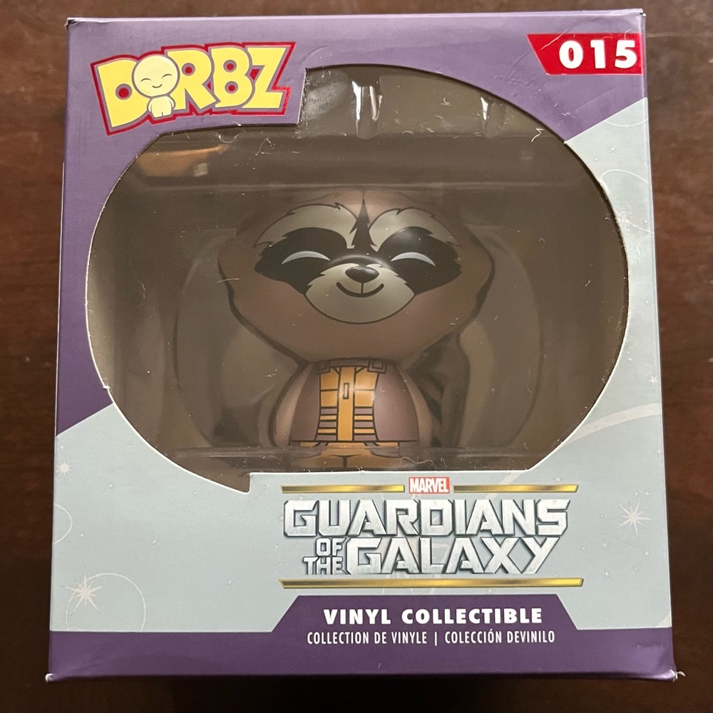 DORBZ Vinyl Figure Marvel Guardians of the Galaxy #015 ROCKET RACCOON, new